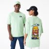 New Era MLB Burger Graphic New York Yankees Oversized T-Shirt Green XL