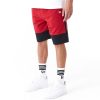 New Era NBA Colour Block Miami Heat Shorts Red XL