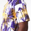 New Era NBA Palm Tree Mesh Los Angeles Lakers T-Shirt Yellow XXL