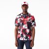 New Era NBA Palm Tree Mesh Chicago Bulls T-Shirt Red XXL