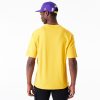 New Era T-Shirt Oversize Los Angeles Lakers NBA Large Wordmark Yellow L