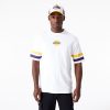 New Era NBA Arch Graphic Los Angeles Lakers Oversized T-Shirt White M