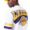 New Era NBA Arch Graphic Los Angeles Lakers Oversized T-Shirt White XXL