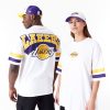 New Era NBA Arch Graphic Los Angeles Lakers Oversized T-Shirt White XXL