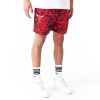 New Era NBA All Over Print Chicago Bulls Shorts Red XL