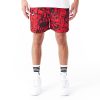 New Era NBA All Over Print Chicago Bulls Shorts Red