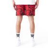 New Era NBA All Over Print Chicago Bulls Shorts Red XXL