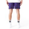 New Era NBA All Over Print Los Angeles Lakers Shorts Purple XXL