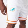 New Era NFL Colour Block Miami Dolphins Shorts White XXL