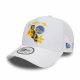 New Era NBA Team Logo Golden State Warriors A-Frame Trucker Cap White