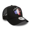 New Era NBA Team Logo Chicago Bulls A-Frame Trucker Cap Black