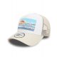 New Era Summer Saint Tropez Stone Trucker Cap Cream