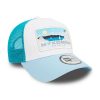 New Era Summer Mykonos A-Frame Trucker Cap Blue