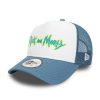 New Era Wordmark Rick And Morty A-Frame Trucker Cap Blue