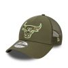 New Era NBA Chicago Bulls 9FORTY Trucker Cap Green