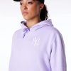 New Era MLB New York Yankees League Essential Hoodie Purple L