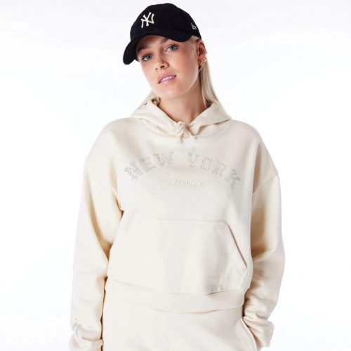 New Era MLB New York Yankees League Essential Hoodie Cream