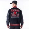 New Era NBA Chicago Bulls Patch Varsity Jacket Black XL