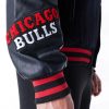 New Era NBA Chicago Bulls Patch Varsity Jacket Black XL