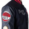 New Era NBA Chicago Bulls Patch Varsity Jacket Black