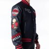 New Era NBA Chicago Bulls Patch Varsity Jacket Black XL