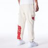 New Era NBA Chicago Bulls Wordmark Fleece Cargo Joggers White XXL