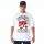 New Era Chicago Bulls Graphic Drop Shoulder Tee White XL