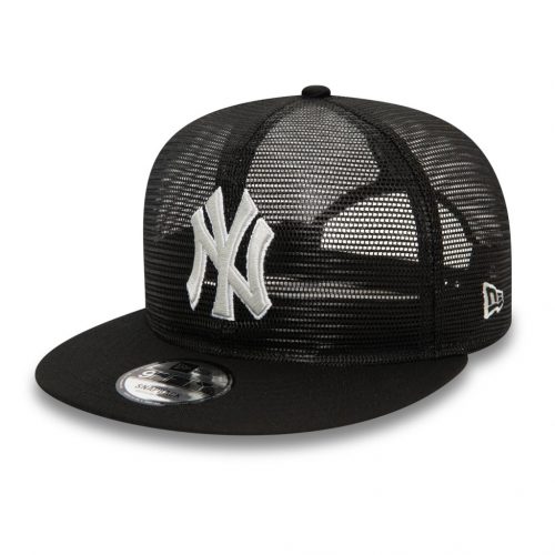 New Era Embroidered Mesh New York Yankees 9FIFTY Cap Black S