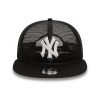 New Era Embroidered Mesh New York Yankees 9FIFTY Cap Black S