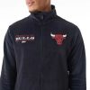 New Era NBA Lifestyle Velour Chicago Bulls Full Zip Hoodie Black XXL