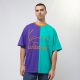 Karl Kani KKJ Block Boxy Tee petrol / purple L