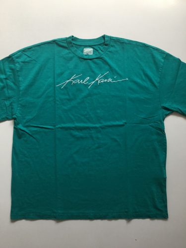 Karl Kani Autograph Washed Boxy Tee aqua M