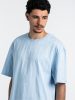 Karl Kani Small Signature Logo Prinstripe Tee Light Blue / White