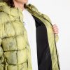 Karl Kani Sport Patch Square Quilted Tie Dye Puffer Jacket Lime Green L