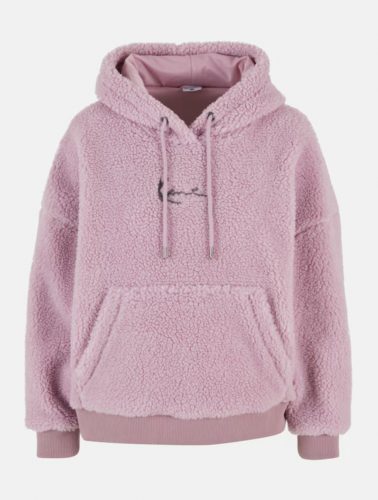 Karl Kani Metal Signature Teddy Os Hoodie Rose M