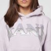 Karl Kani Woven Signature Glitter OS Hoodie Lilac L