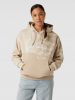 KARL KANI SWEATSHIRT SIGNATURE OLD ENGLISH BLOCK HOODIE BEIGE S