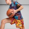 Puma Melo Phoenix Short Orange Glow-AOP