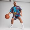 Puma Melo Phoenix AOP Tee Blue Crystal-AOP XXL