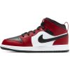 JORDAN 1 MID (PS) BLACK/BLACK-GYM RED