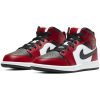 JORDAN 1 MID (PS) BLACK/BLACK-GYM RED