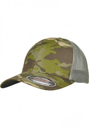 FLEXFIT MULTICAM TRUCKER MESH CAP TROPICAL