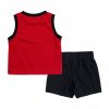 JORDAN BOYS 2 PIECE JERSEY SET RED/BLACK