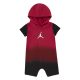 JORDAN OMBRE HOODIE ROMPER GYM RED