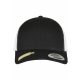 FLEXFIT YP CLASSICS RECYCLED RETRO TRUCKER CAP 2-TONE BLACK/WHITE