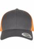 FLEXFIT RETRO TRUCKER 2-TONE CHARCOAL/NEON ORANGE