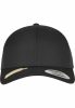 FLEXFIT TRUCKER RECYCLED POLYESTER FABRIC CAP BLACK