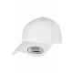 FLEXFIT PREMIUM CURVED VISOR SNAPBACK CAP WHITE