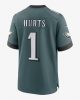 Nike NFL Home Game Jersey - Jalen Hurts 1 - Philadelphia Eagles Sport Teal