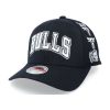 MITCHELL & NESS CHICAGO BULLS LOGO BLAST CLASSIC REDLINE SNAPBACK BLACK